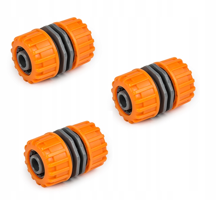 3x Złączka skręcana łącznik reparator do węża 1/2"