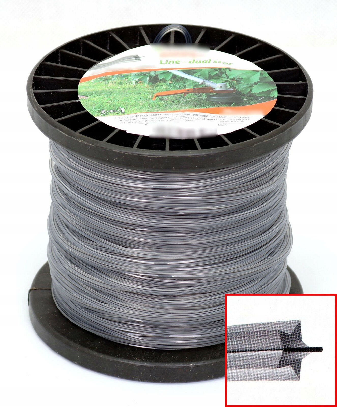 Żyłka do kosy gwiazdka 2.7 mm x 100 m wzmocniona