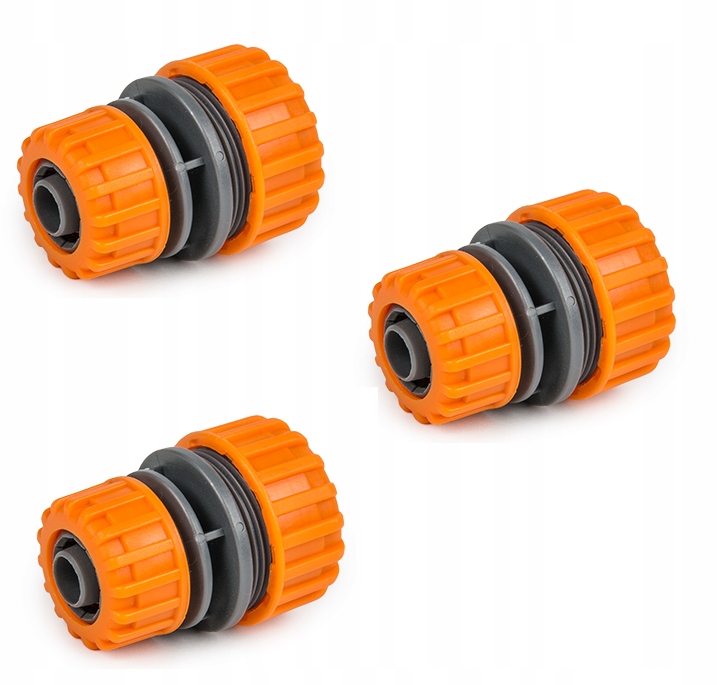 3x Złączka łącznik reparator węża ogrod 1/2 x 3/4"